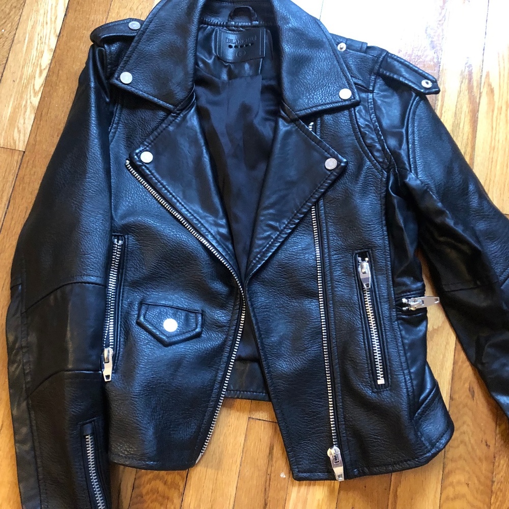 Blank NYC Nordstrom-brand faux leather moto jacket